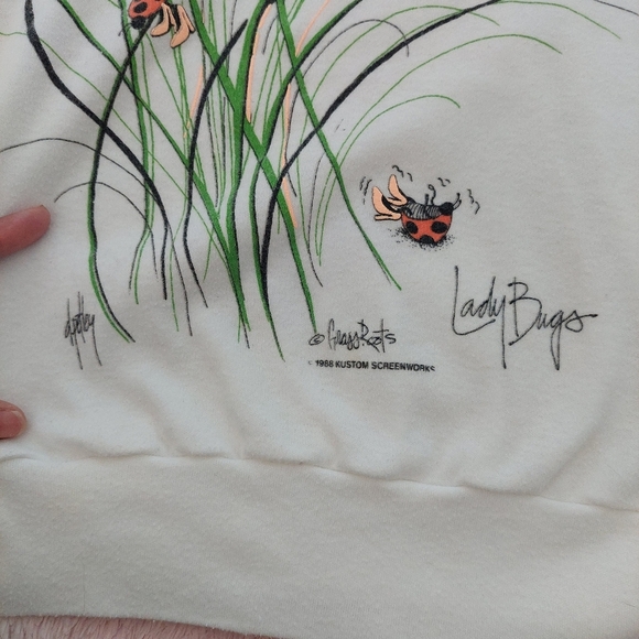 Jane Colby 1988 Ladybug in Heels Vintage Retro Y2k Shirt Top - Picture 12 of 12